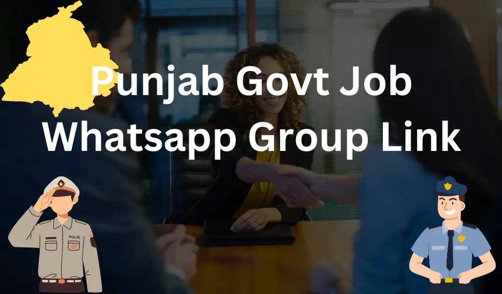 Punjab Govt Job Whatsapp Group Channel